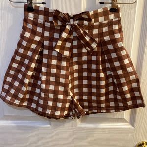 RARE EDITIONS Plaid Shorts size 8 girls